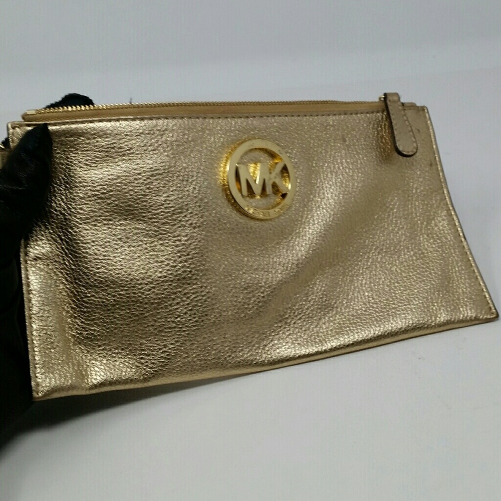 Michael kors Gold pencil makeup bag - Picture 2 of 8